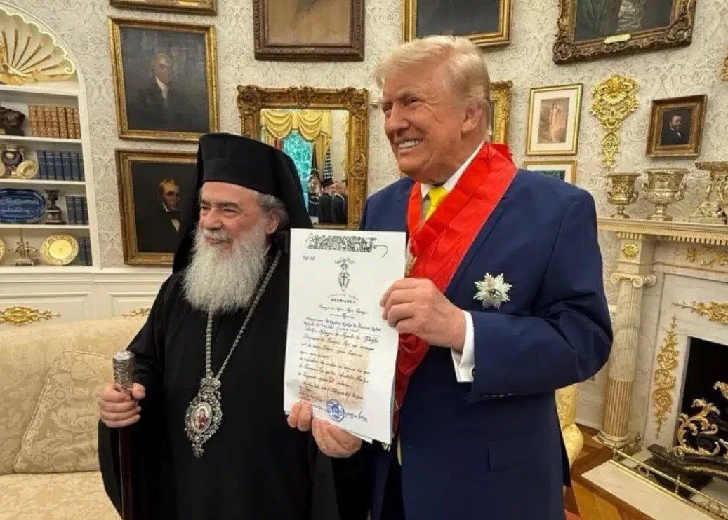 Иерусалимский Патриарх Феофил встретился с президентом США Дональдом Трампом