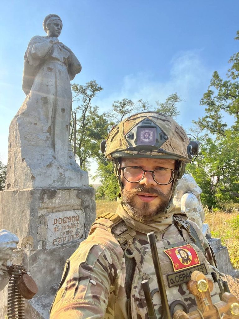 Протодиакон Серафим Дубанов на Донбассе
