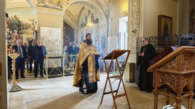 В Москве помянули князя Александра Трубецкого