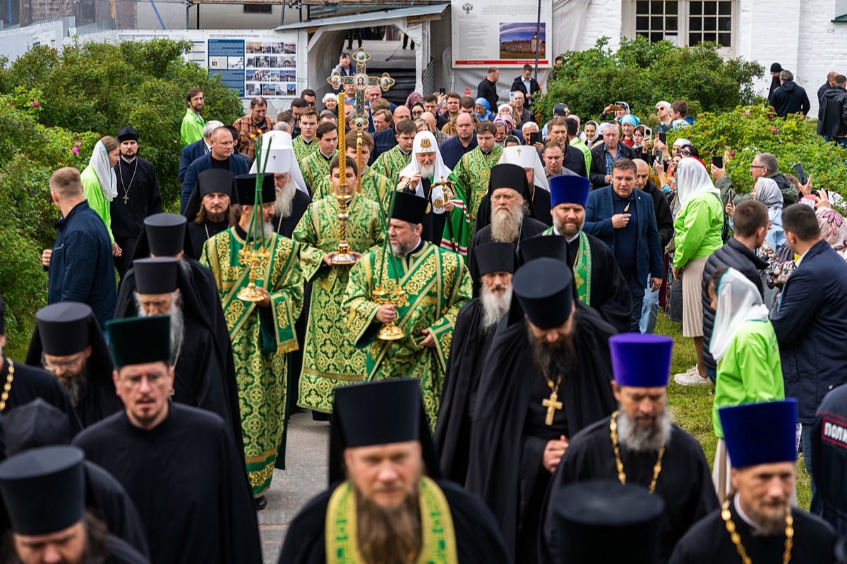 Святейший Патриарх Кирилл прибыл на Соловки