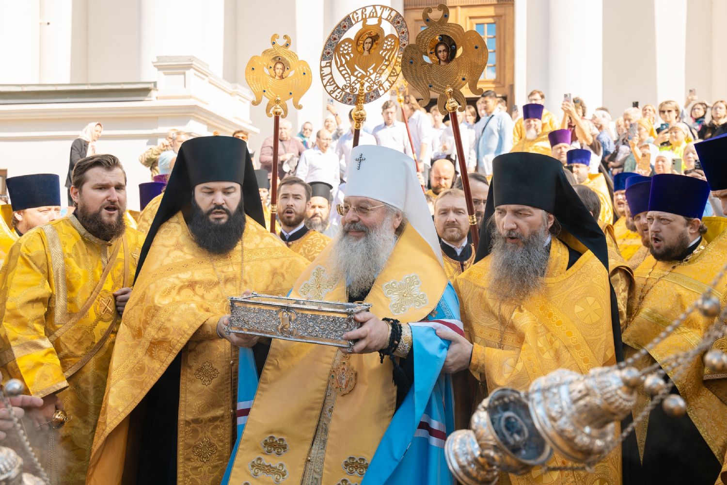 Завершилось пребывание десницы святителя Спиридона Тримифунтского в Казани