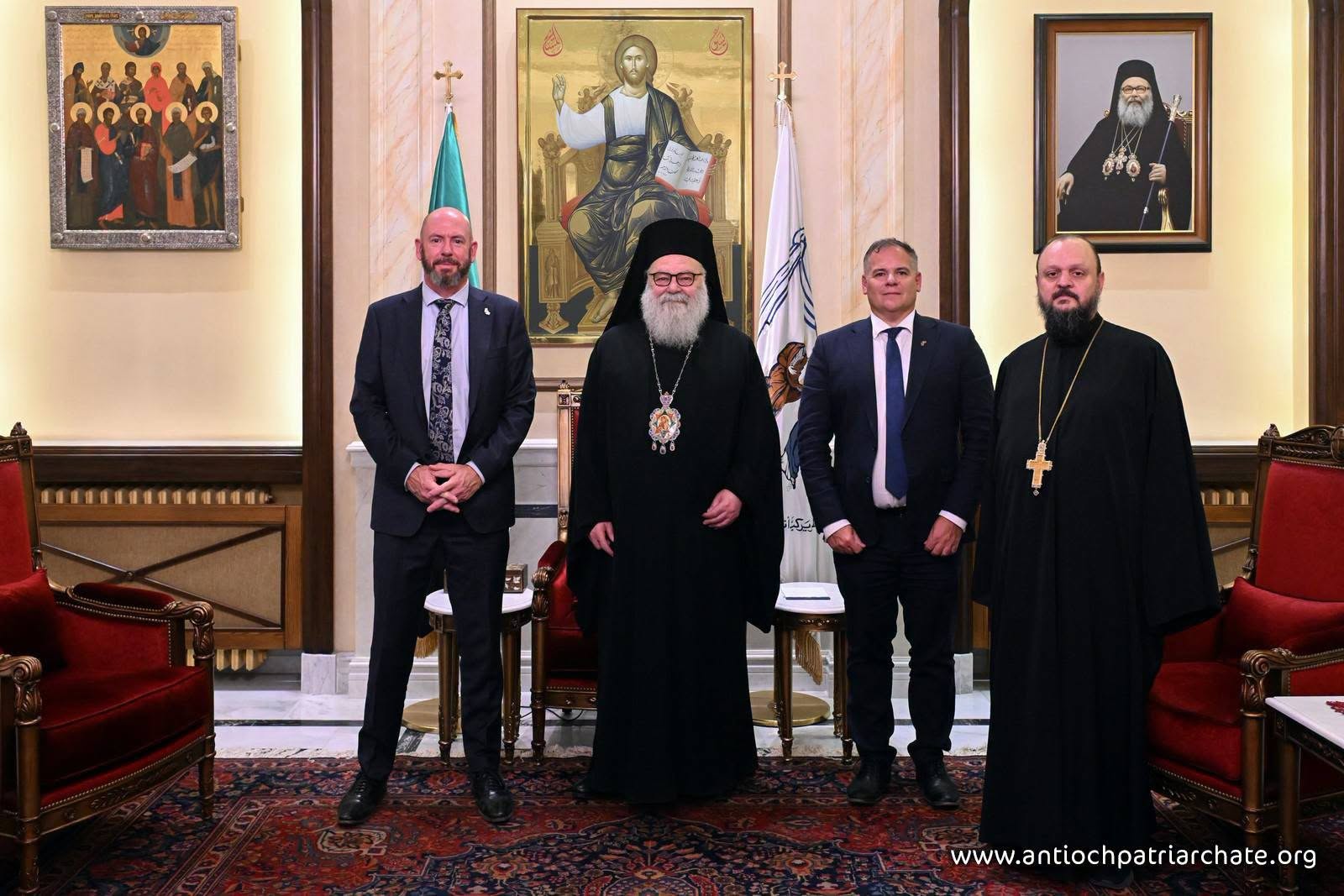 Антиохийский Патриарх Иоанн X принял британскую делегацию