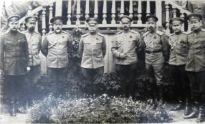 Ставка Верховного Главнокомандующего, Могилёв, май 1917 г. Четвертый справа – Я.Д.Юзефович.