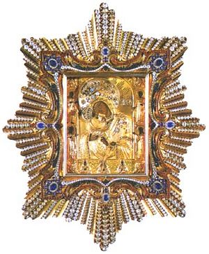 Чудотворная икона Почаевской Богородицы