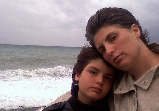 Тамара Манелашвили с сыном Лукой