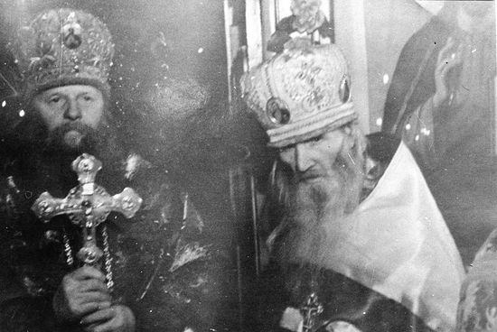 Митрополит Иосиф (Чернов) и архимандрит Севастиан (Фомин)