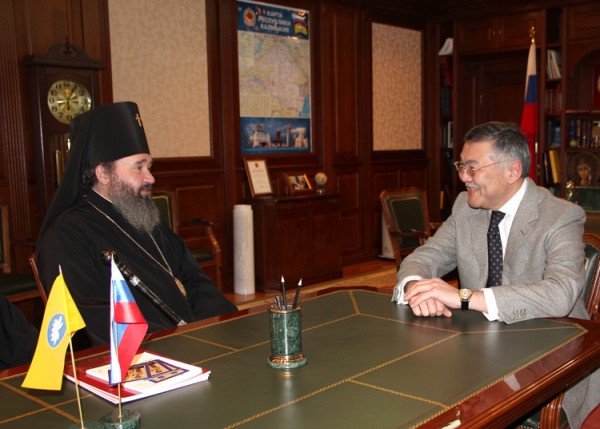 февраля 2015 года с Главой Республики Калмыкия Алексеем Орловым