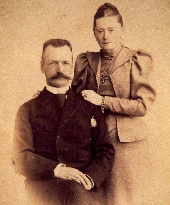 Оттон Людвигович с Александрой Дмитриевной. 1890-е гг.
