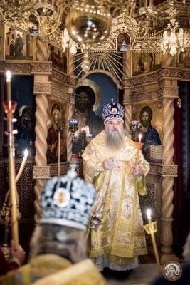 Митрополит Варсонофий Санкт-Петербургский в Русском на Афоне Пантелеимоновом монастыре