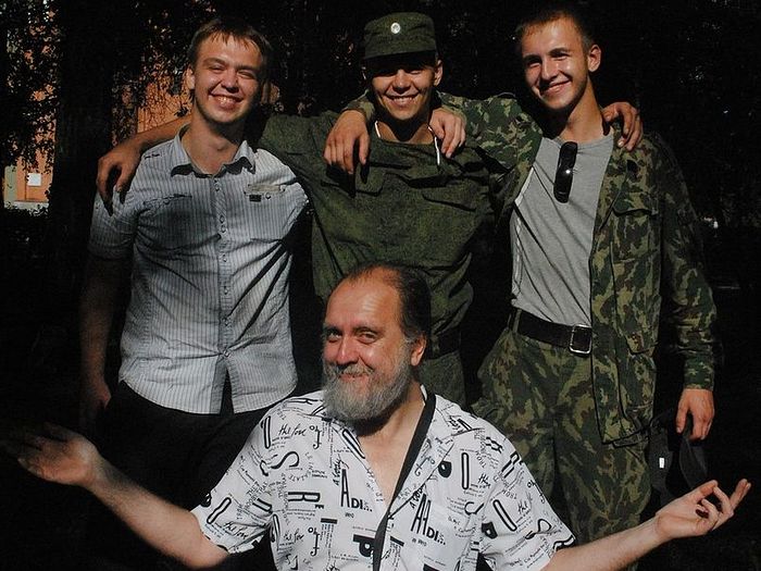 Александр Ткаченко с сыновьями