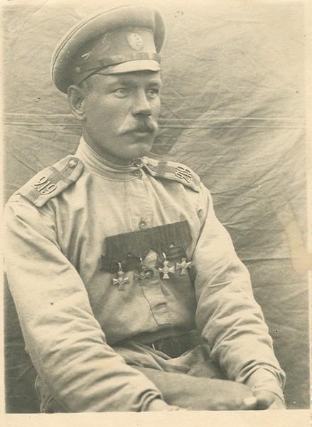 Подпрапорщик 219-го Котельнического пехотного полка И. М.Загайнов