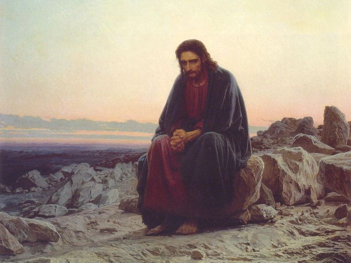 И.Н. Крамской. Христос в пустыне. 1873. Холст, масло.