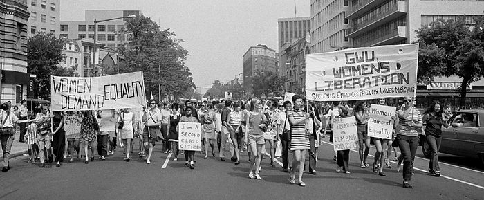 Движение за равноправие женщин (США, 26 августа 1970 г.). Источник: wikipedia.org