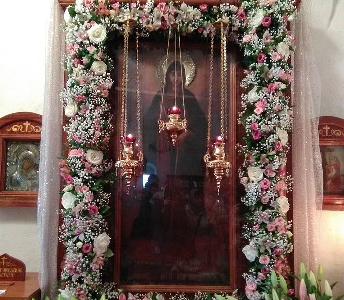 Икона Свеча Нугасимая после реставрации