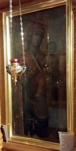 Тихвинская икона Божией Матери из Саровской пустыни – ныне в храме Святой Троицы в с. Аламасово Вознесенского района Нижегородской области